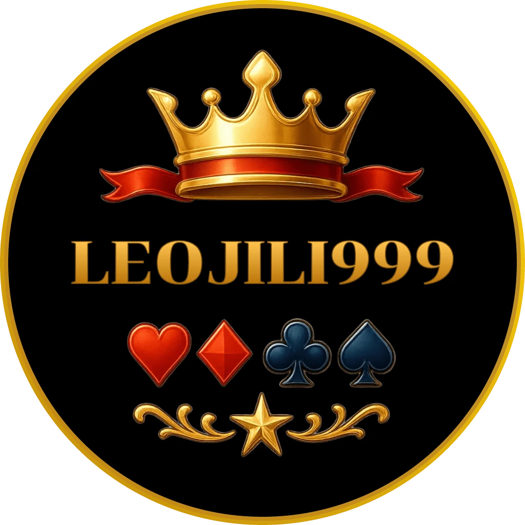 Friendly casino hostess standing in a vibrant gaming environment with glowing roulette lights representing the trusted LEOJILI999 platform for Filipino players
